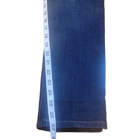 Lee blue jeans straight leg skinny fit size 14 - Picture 7 of 7